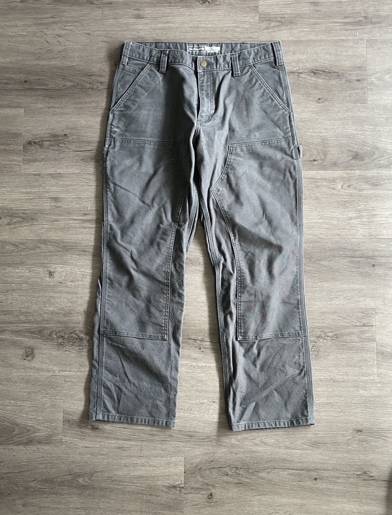 Carhartt Carhartt Double-Knee “Relaxed Fit” Grey Denim (Sz.34 x 30) Size US 34 / EU 50 - 1 Thumbnail