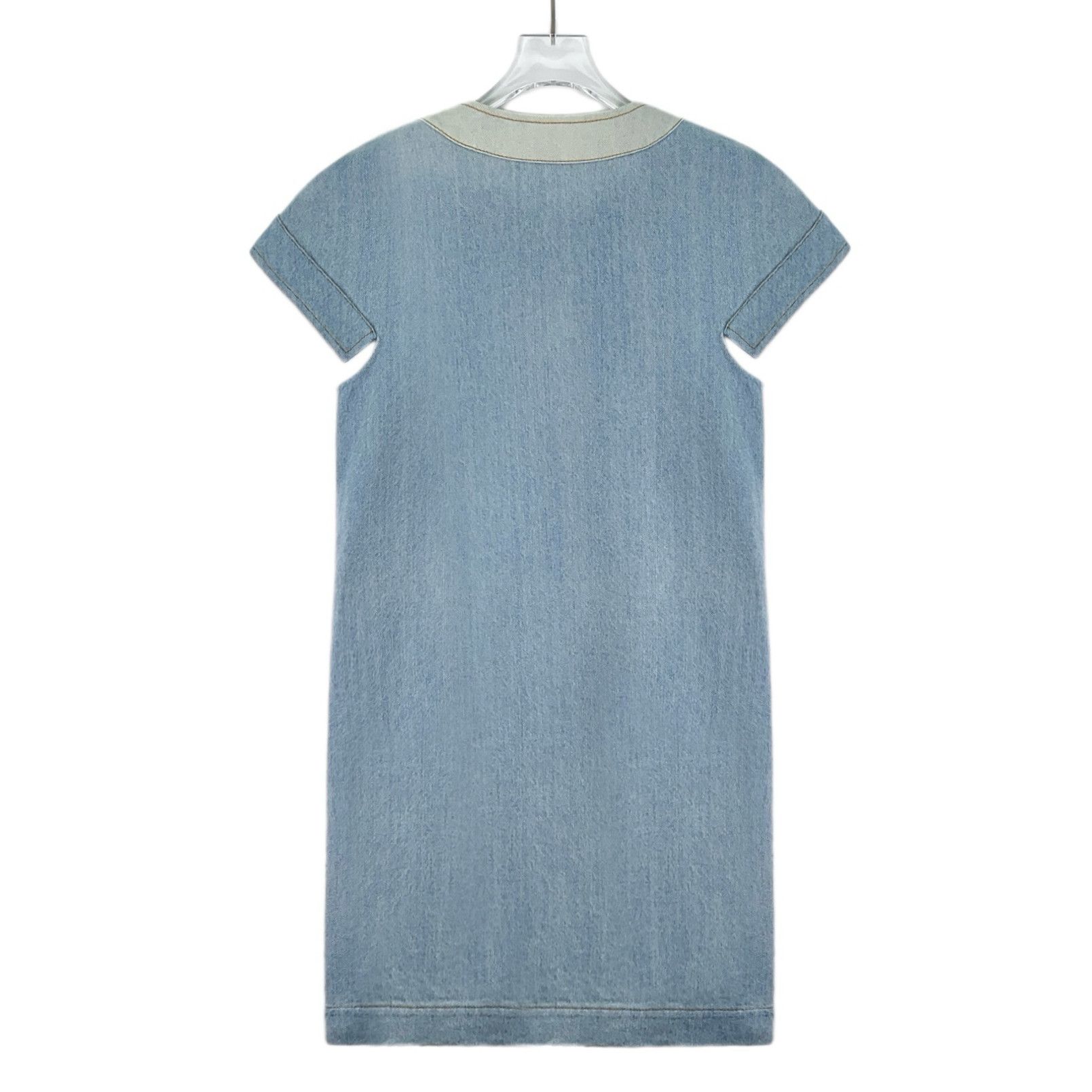 Chanel Chanel Button Dress Light Blue (34) Size XXS / US 00 / IT 34 - 2 Thumbnail