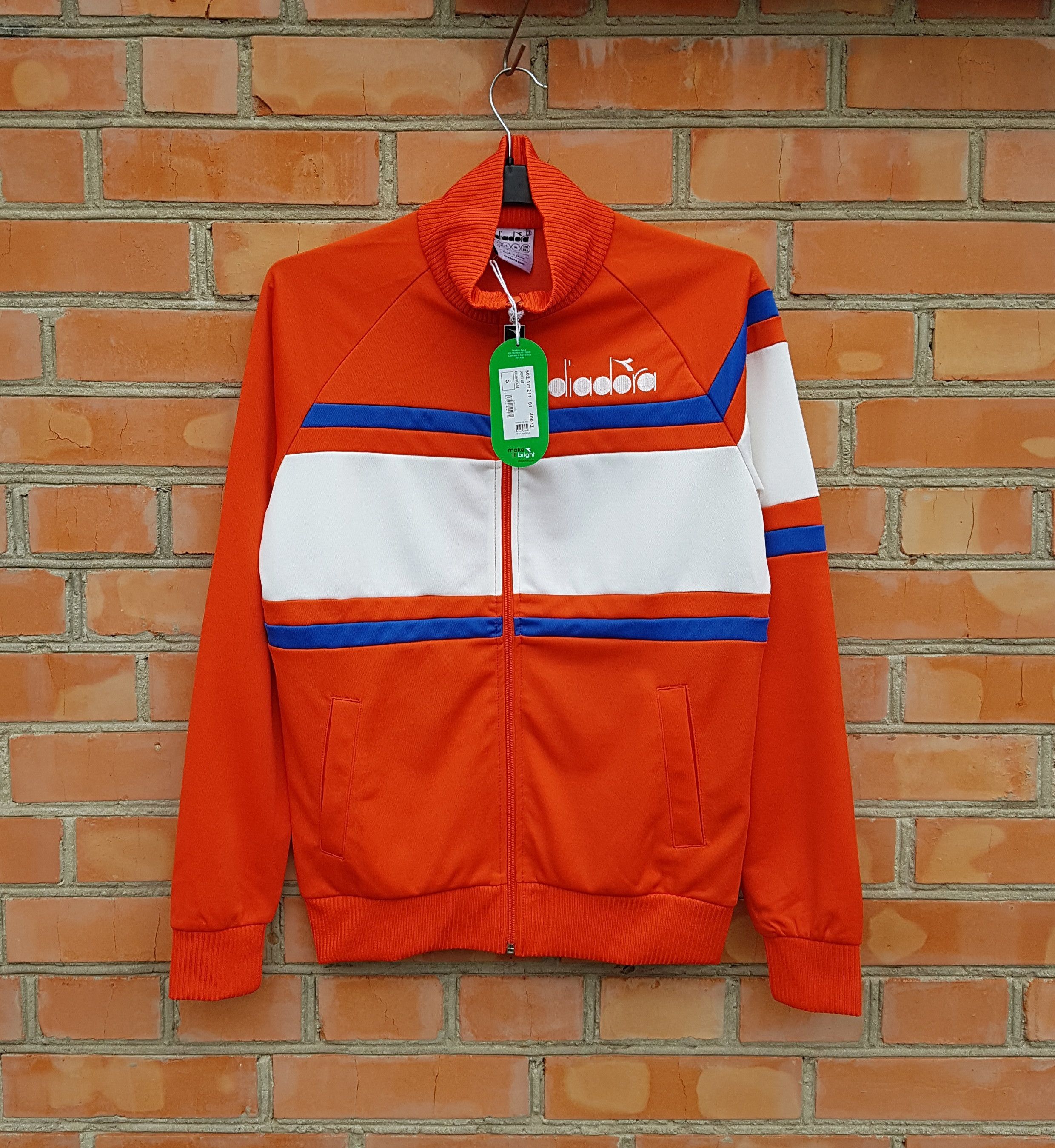 Diadora Diadora 80s Retro Track Top Jacket sz S Size US S / EU 44-46 / 1 - 1 Thumbnail