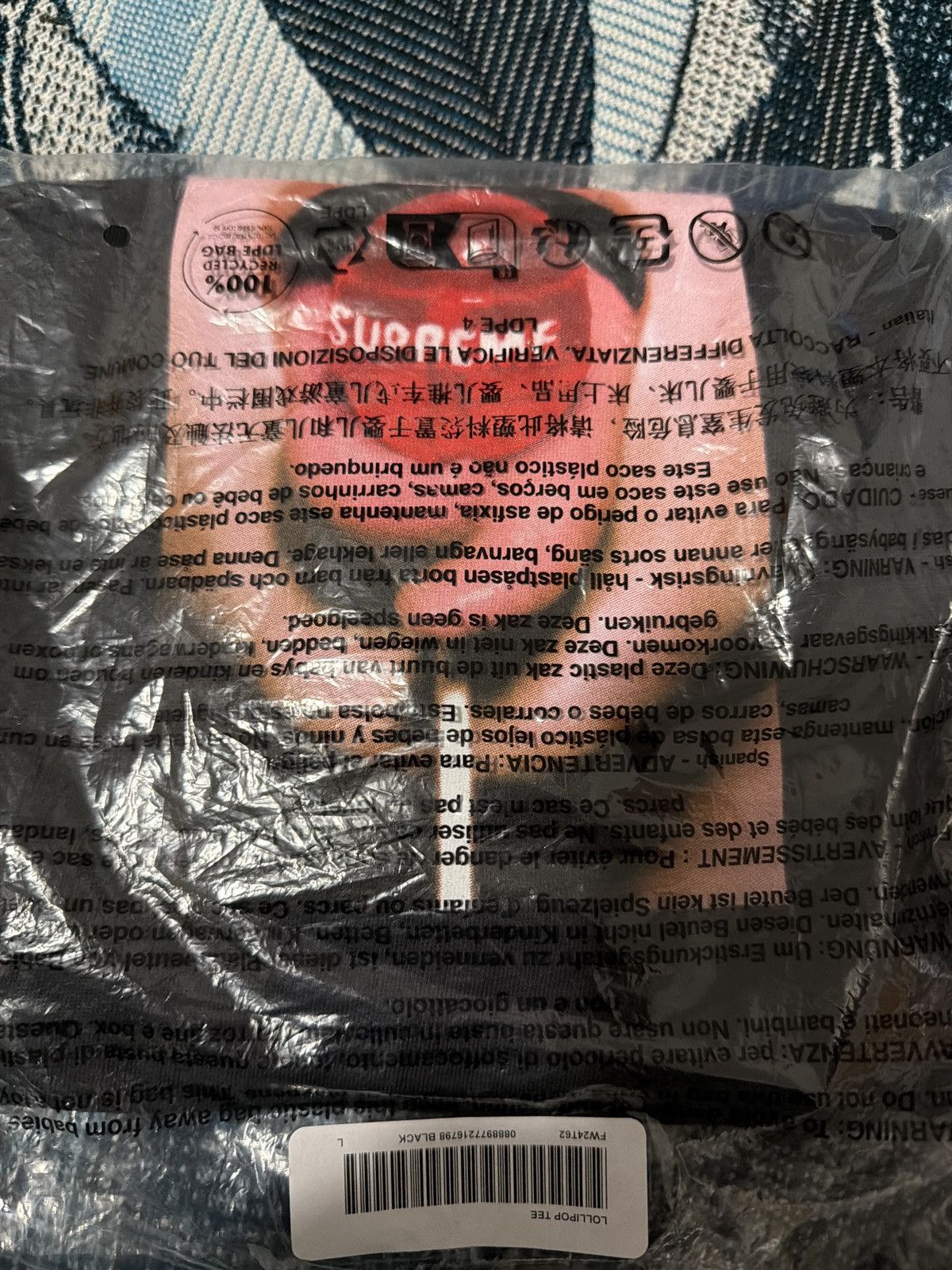 Supreme Supreme Lollipop Tee FW24 Size US L / EU 52-54 / 3 - 1 Thumbnail