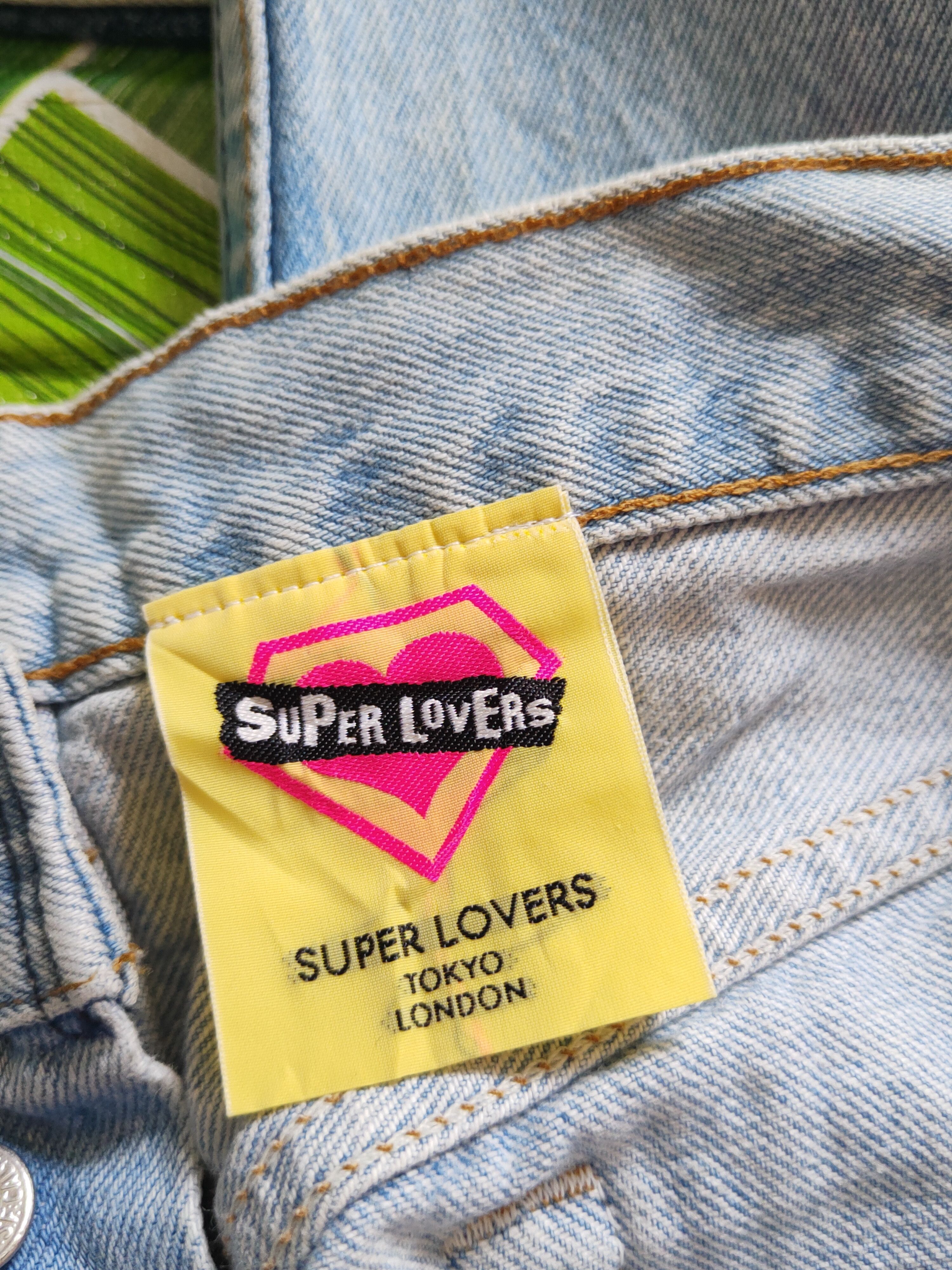 Levi's DL 501 Levi's X Super Lovers Distressed Ripped denim #S2358 Size US 28 / EU 44 - 20 Thumbnail