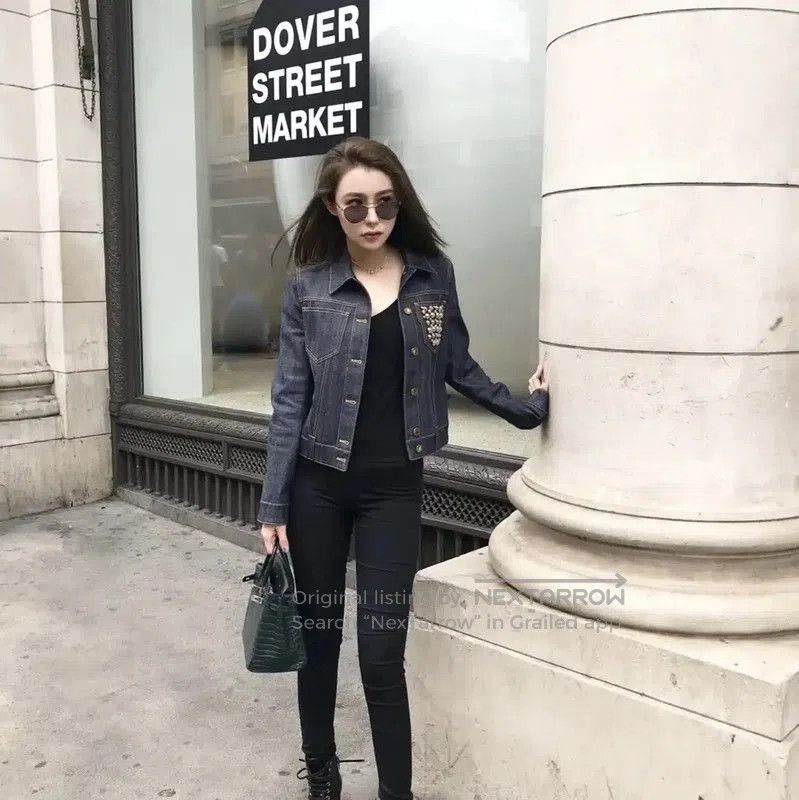 Valentino Valentino Blue Leather Women's Jacket . Size S / US 4 / IT 40 - 3 Thumbnail