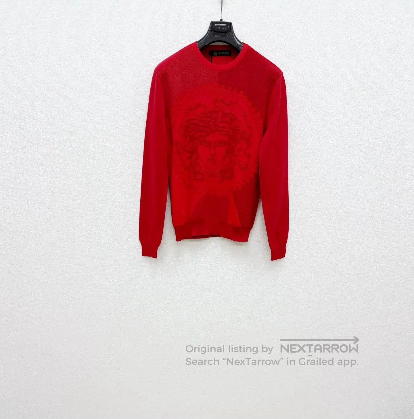 Versace VERSACE Intarsia Knit Outerwear. Size US M / EU 48-50 / 2 - 1 Thumbnail