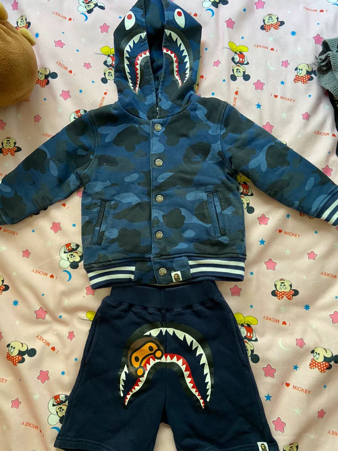 Bape Bape Blue Shark Jacket Outerwear Size US 32 / EU 48 - 1 Thumbnail