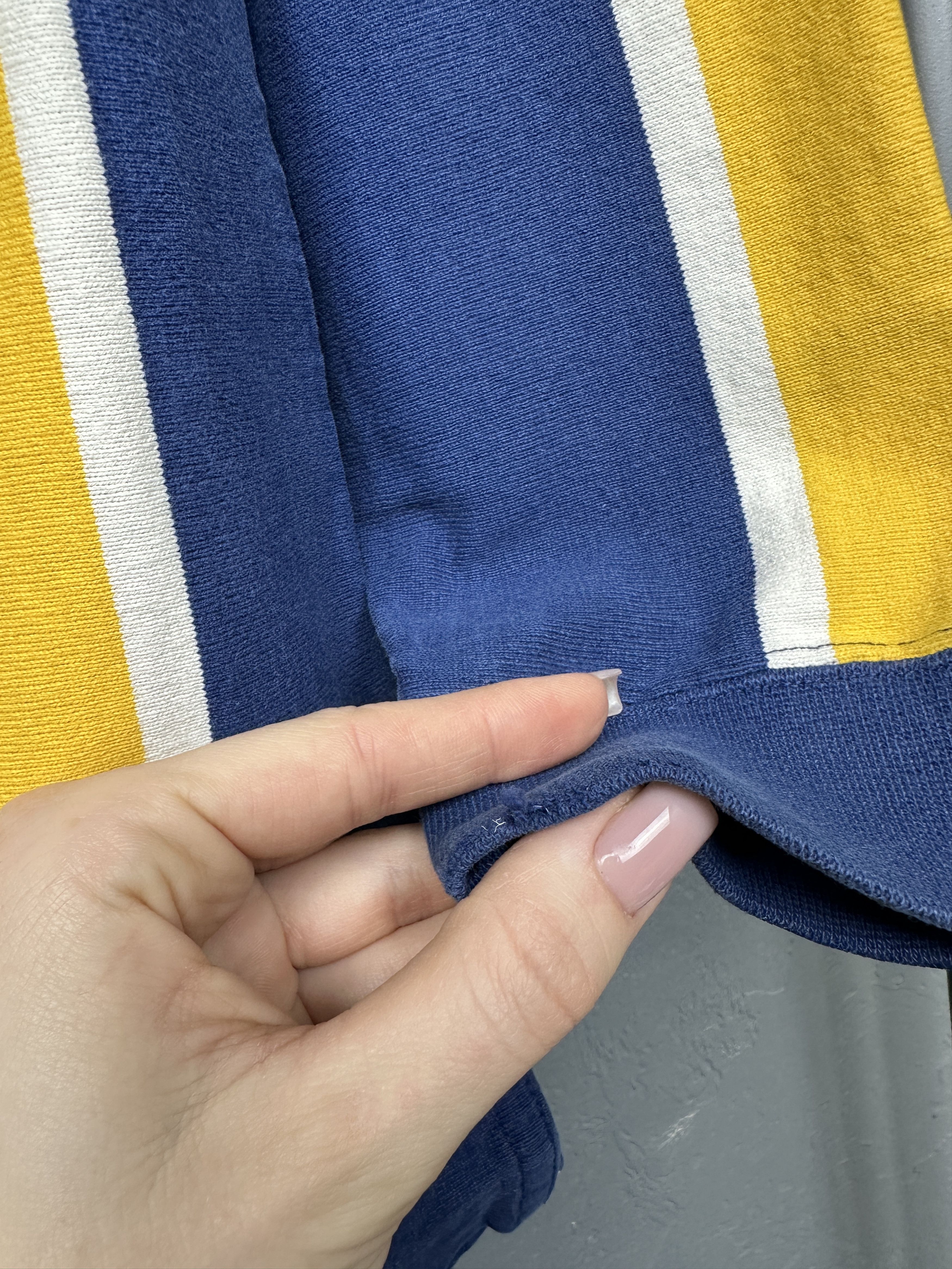 Gap Gap 90s Vintage Mens Rugby Long Sleeve Striped Polo Shirt Size US M / EU 48-50 / 2 - 7 Thumbnail