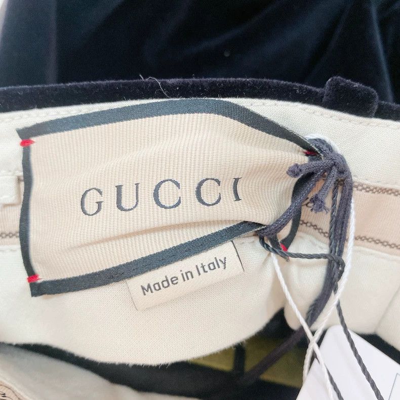 Gucci Gucci Black velvet pants Size 24" / US 00 / IT 34 - 5 Thumbnail