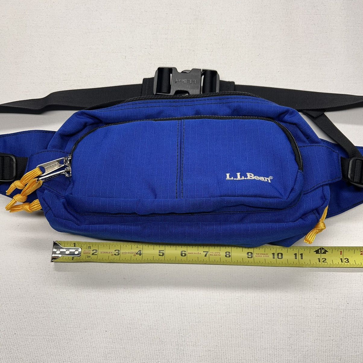 L.L. Bean × Vintage LL Bean Fanny Pack Bag Blue Crossbody Belt Waist Adjustable Size ONE SIZE - 21 Thumbnail