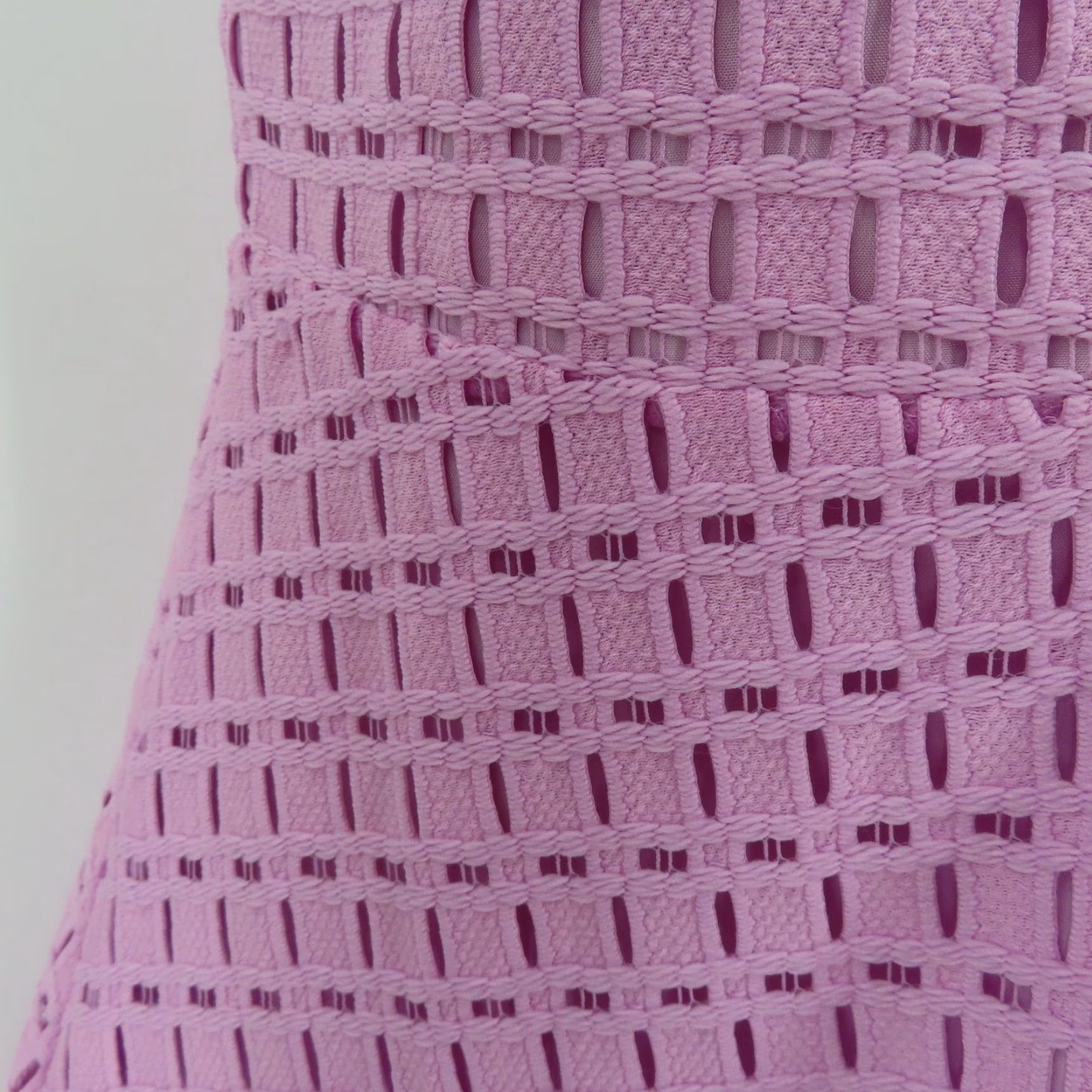 Vintage Cupcakes and Cashmere Womens 2 Purple Eyelet Lace Sleeveless A-Line Dress Summer Dress Size XS / US 0-2 / IT 36-38 - 4 Thumbnail