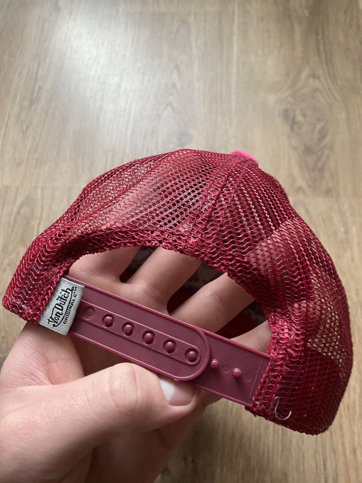Vintage × Von Dutch Von Dutch Vintage Y2K Trucker velour Cap PINK Hype Stretwear Size ONE SIZE - 5 Thumbnail