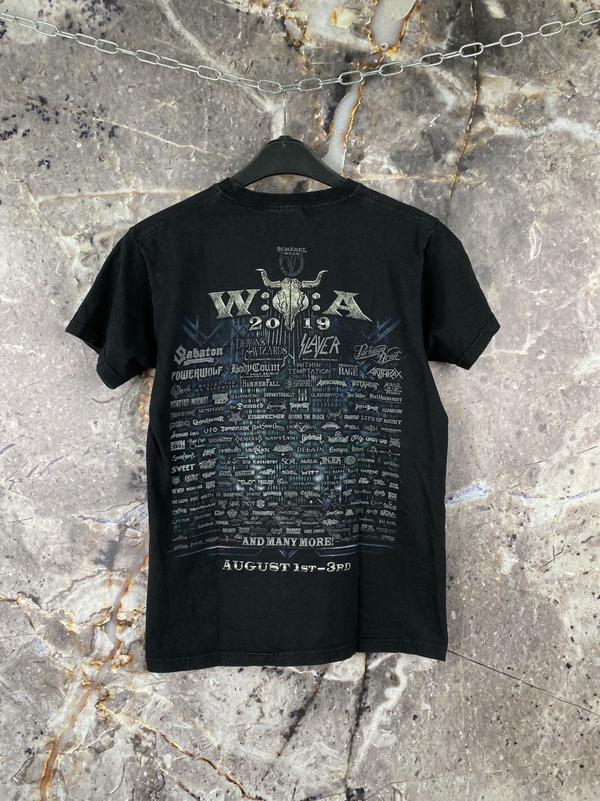 Band Tees Men’s Wacken 2019 T-Shirt Rock Band Size Small Size US S / EU 44-46 / 1 - 9 Thumbnail