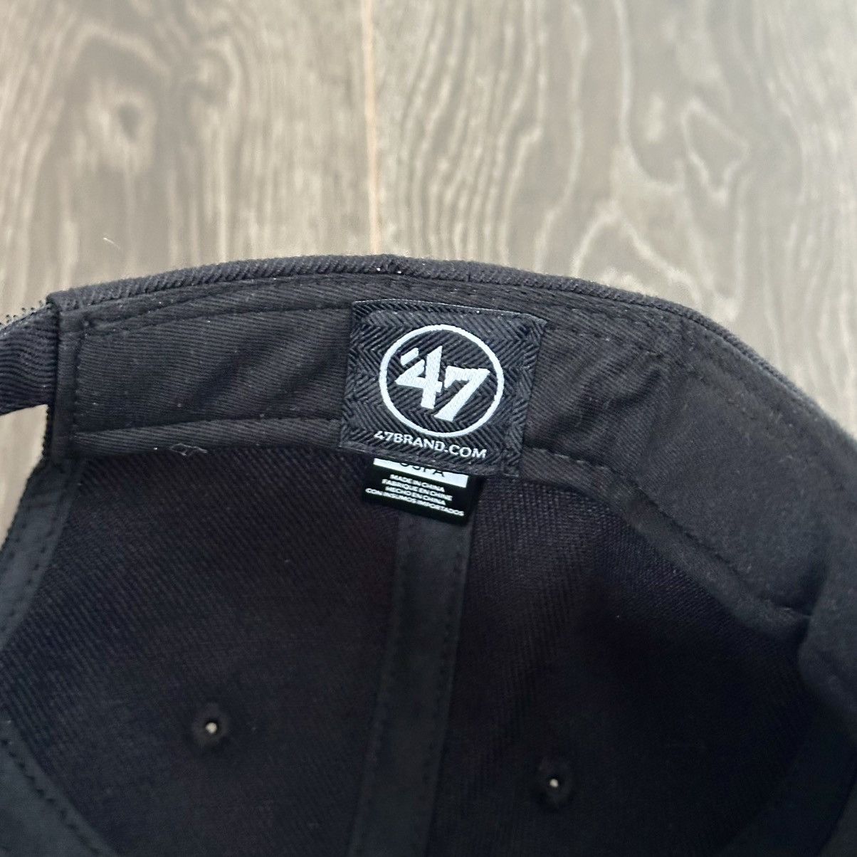 47 New Orleans Saints '47 Black MVP Adjustable Hat Size ONE SIZE - 7 Thumbnail