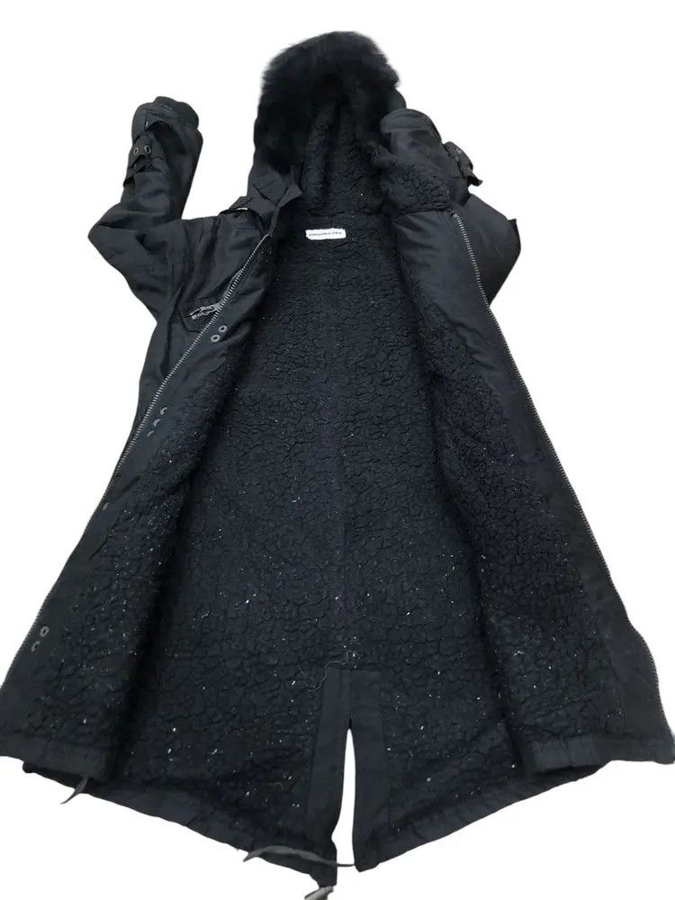 Hysteric Glamour JURIANO JURRIE RACCOON FUR BONDAGE GOTHIC PUNK PARKA JACKET Size US S / EU 44-46 / 1 - 8 Thumbnail