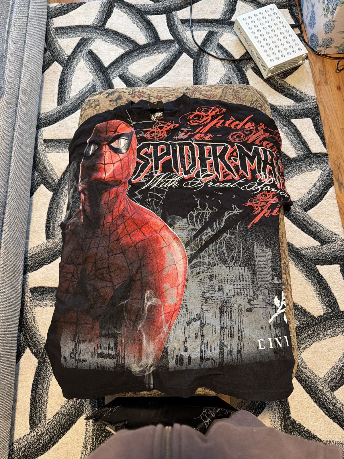 Civil Regime × Marvel Comics With Great Power American Classic Oversized Tee Size US L / EU 52-54 / 3 - 4 Thumbnail