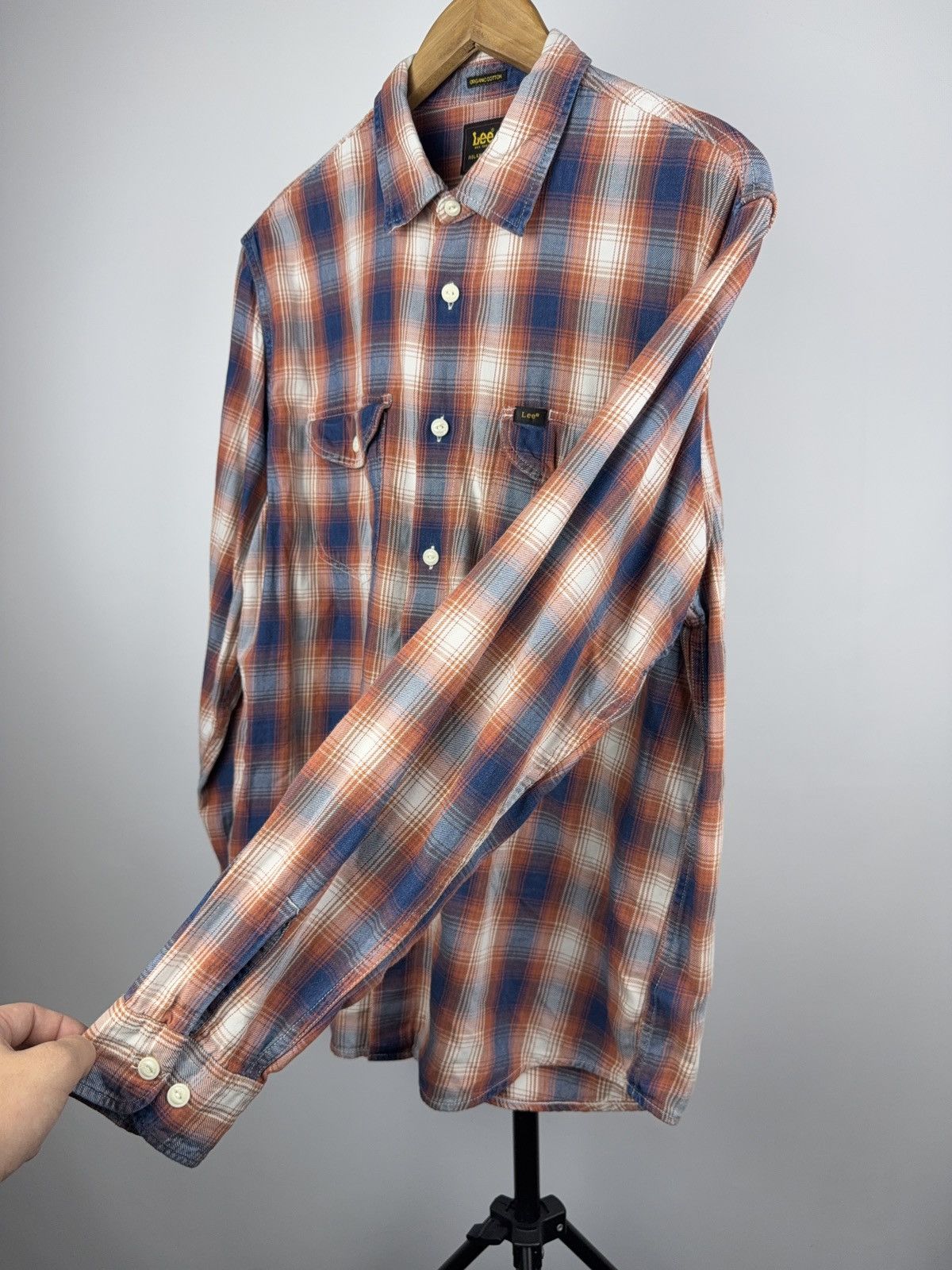Lee Vintage 00s Retro Lee Cowboy Western Y2K Plaid pattern Size US M / EU 48-50 / 2 - 6 Thumbnail