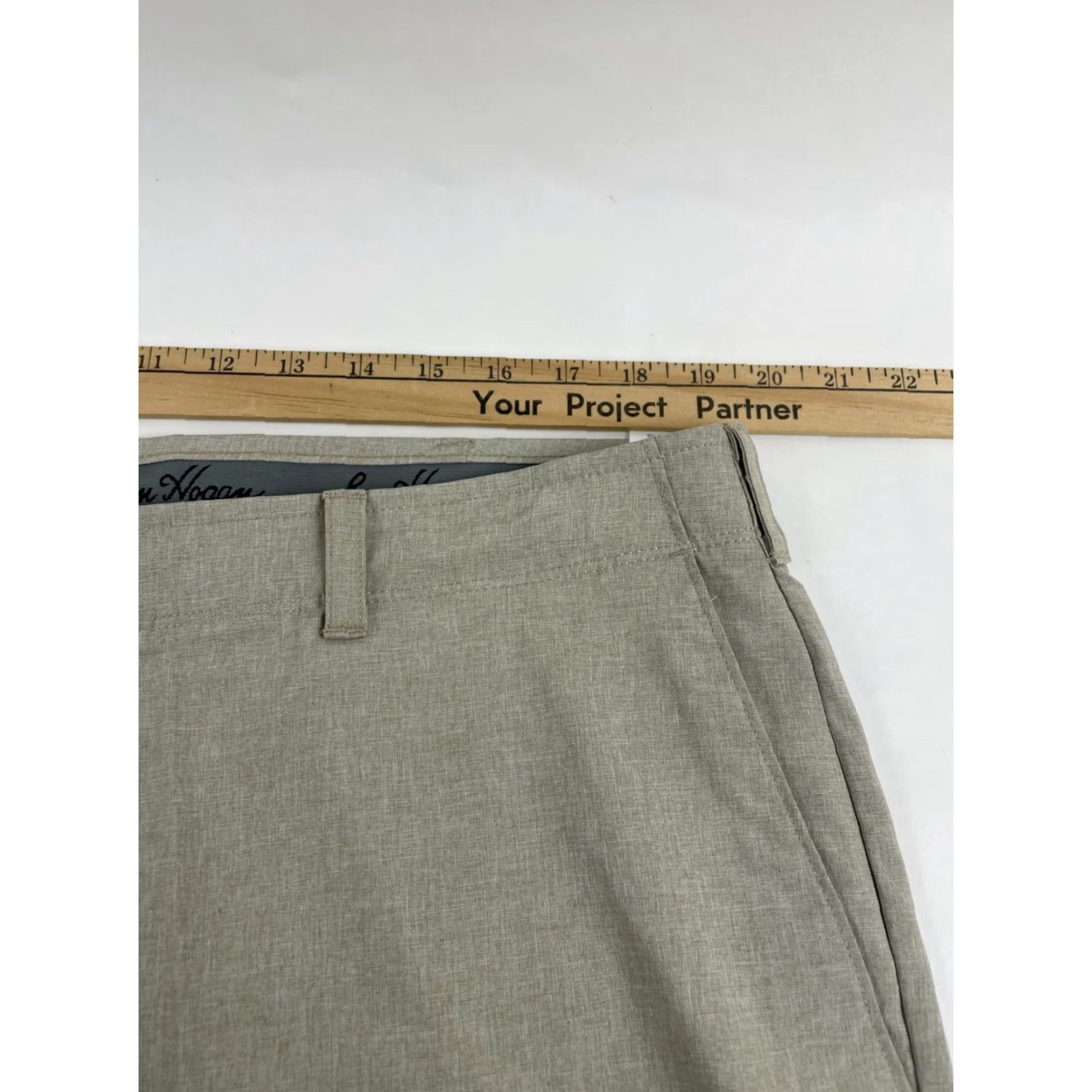 Hogan Ben Hogan Shorts Men's Size 40 Beige Flat Front Golf Outdoor Pockets RN#37763 Size US 38 / EU 54 - 3 Thumbnail