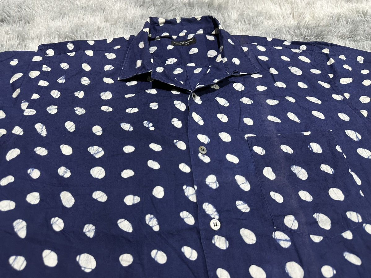🔥1991 Comme Des Garcons Homme Plus Shirt Painted Polka Dot