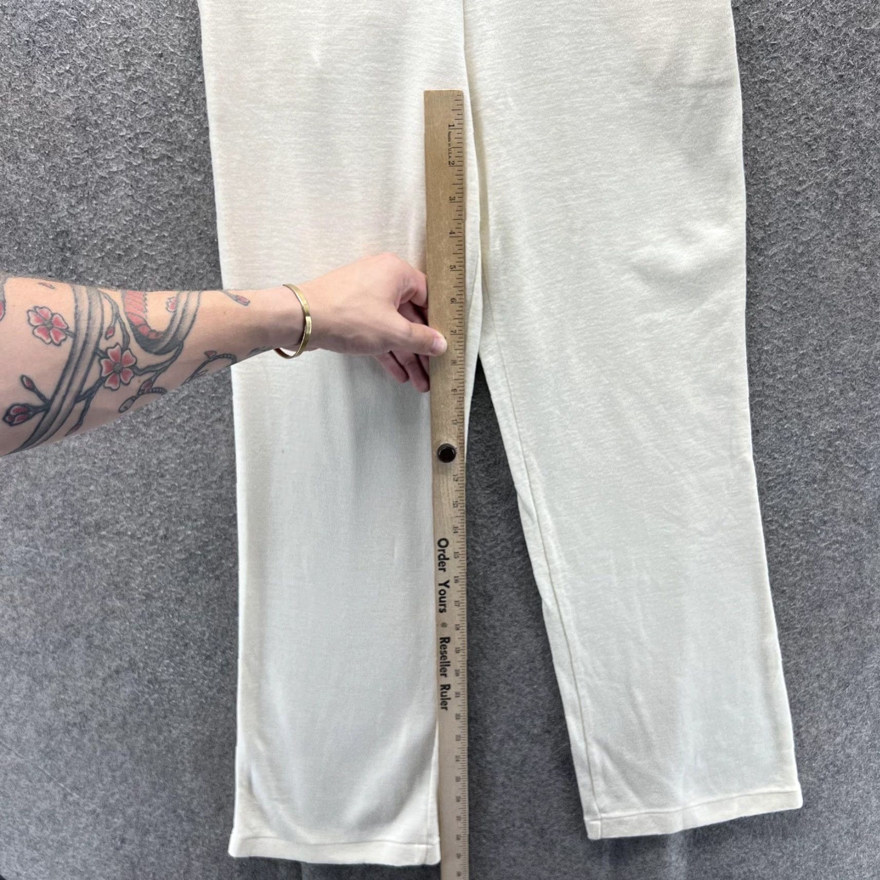 Ralph Lauren Lauren Ralph Lauren Pants Womens P/P Petite White Knit Straight Leg Wool Blend Pants Women Petite White Knit Straight Leg Wool Blend P/P Size 28" / US 6 / IT 42 - 6 Thumbnail