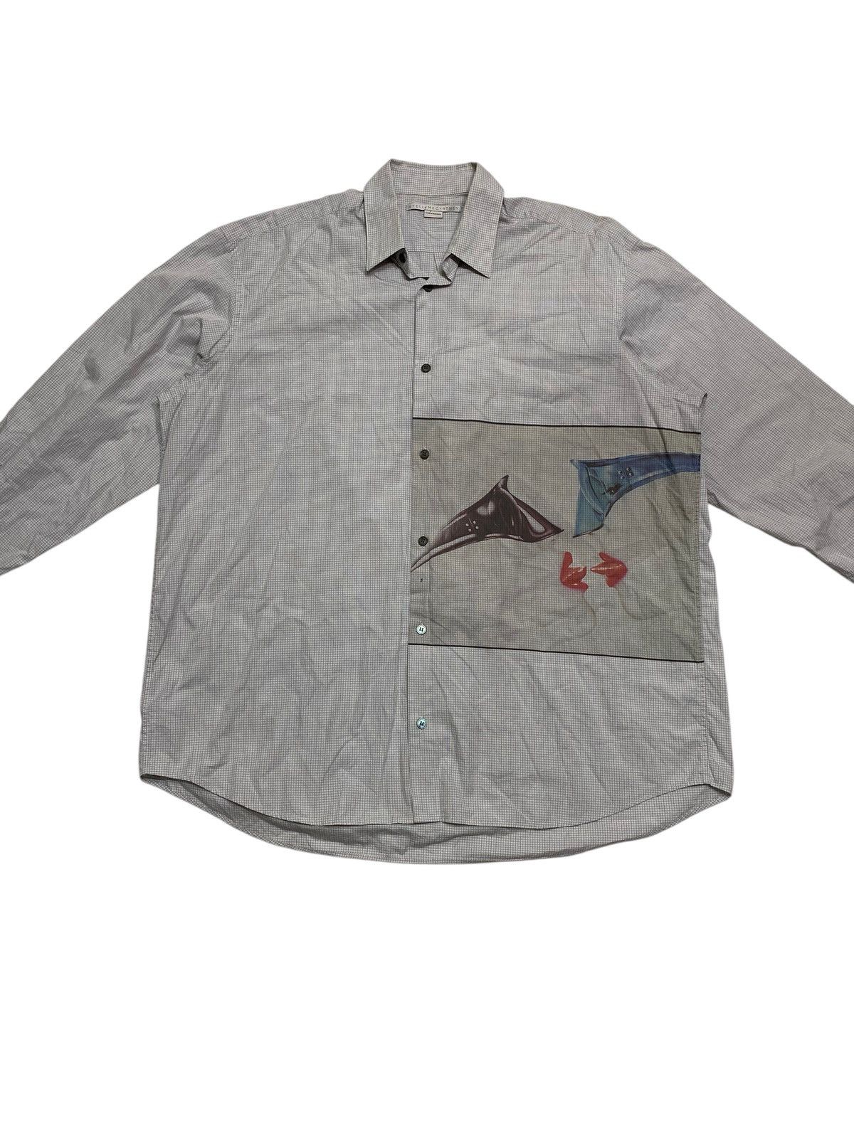 Stella McCartney Art Comes First X Stella Mccartney Oversize Longsleeve Shirt Size US XL / EU 56 / 4 - 2 Thumbnail