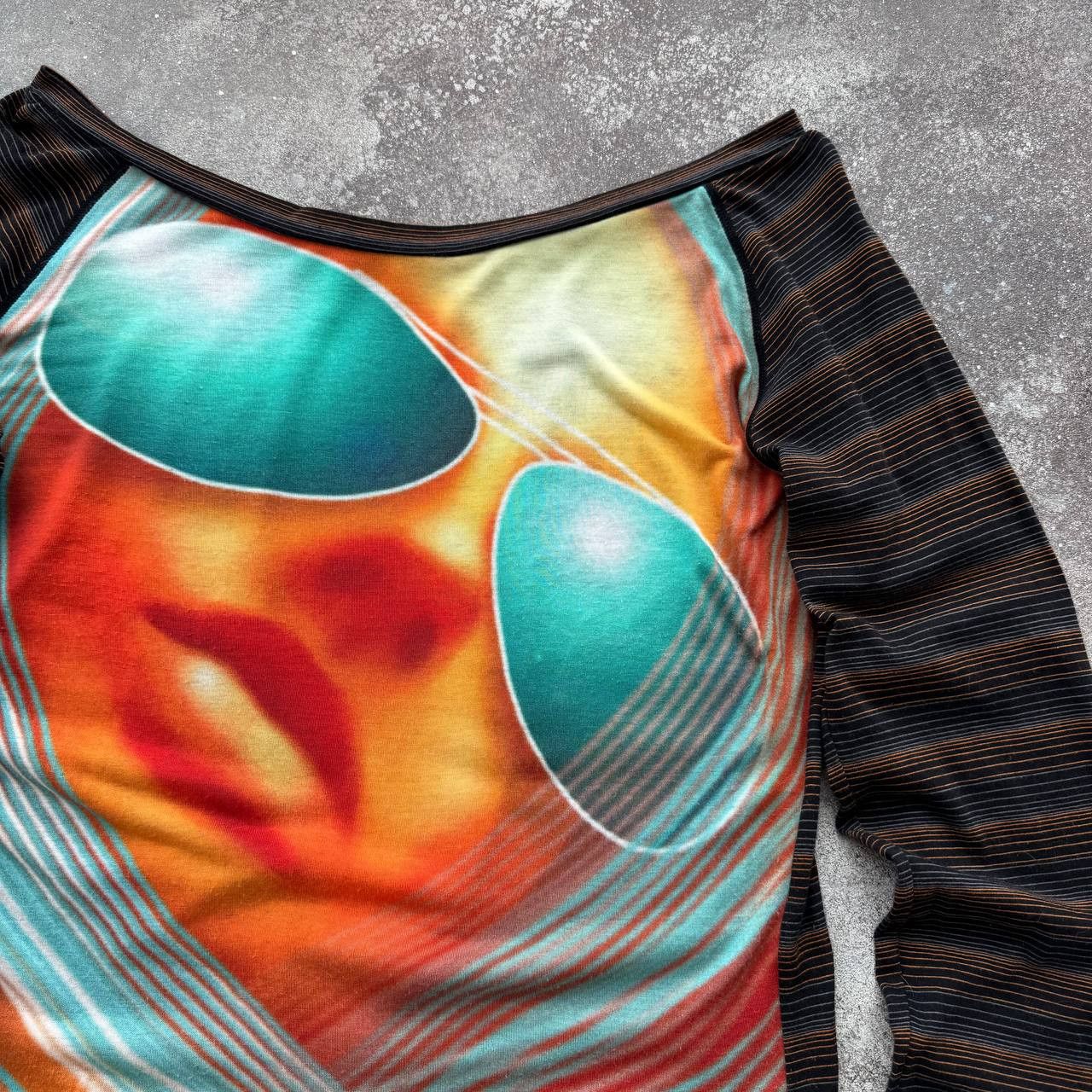Custo Barcelona Custo Barcelona Y2K Vintage Glamour Girl Long Sleeve Top Size M / US 6-8 / IT 42-44 - 4 Thumbnail