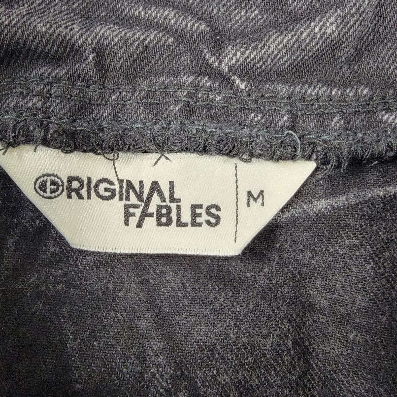 40oz NYC Original Fables Denim Short Sleeve Jersey Black Sz M (602) Size US M / EU 48-50 / 2 - 4 Thumbnail