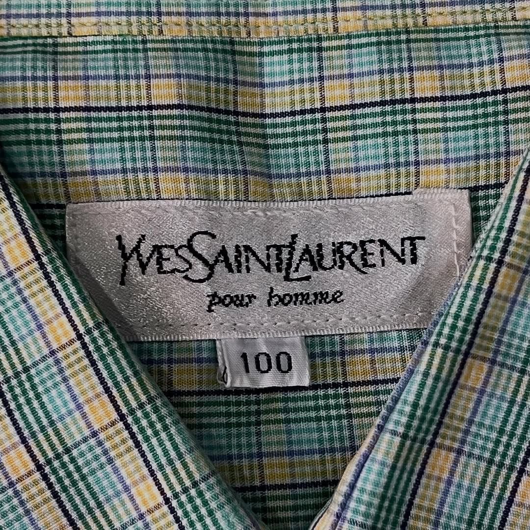 Yves Saint Laurent Yves Saint Laurent Pour Homme Shirt Button Ups Size US L / EU 52-54 / 3 - 8 Thumbnail