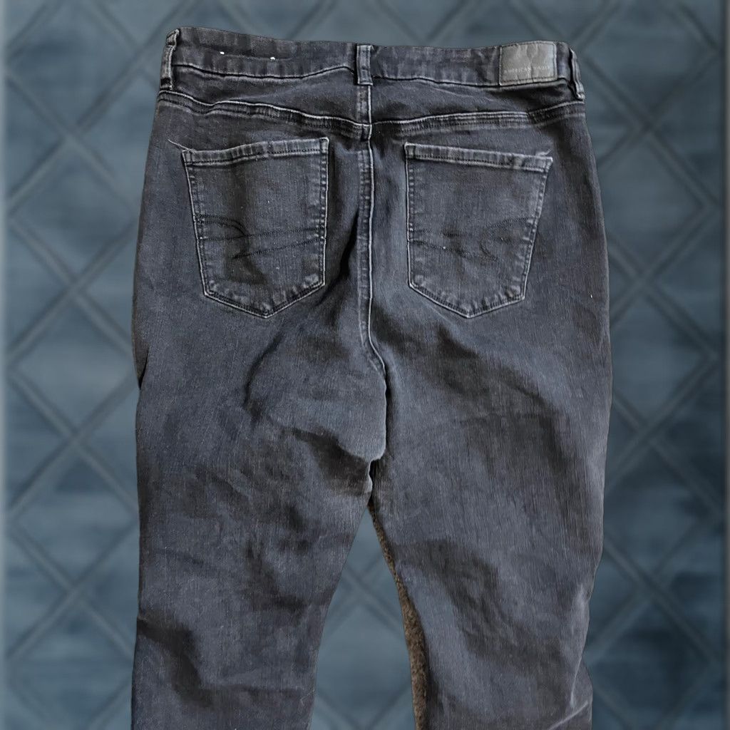 American Eagle Outfitters American Eagle Outfitters Women's Jegging Black Size 14 Slim High Rise 27 in 5-Pocket Denim Cotton Blend Stretch Jeans Modern 90s Theme Size 36" / US 14 / IT 50 - 1 Thumbnail