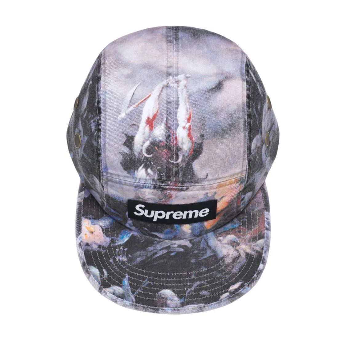 Supreme Supreme Frank Frazetta Camp Cap Black Blue Size ONE SIZE - 2 Thumbnail