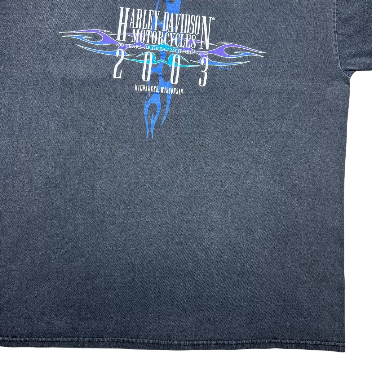 Harley Davidson Harley Davidson Motorcycles 100 Year Anniversary Pocket Tee Size US XL / EU 56 / 4 - 14 Thumbnail