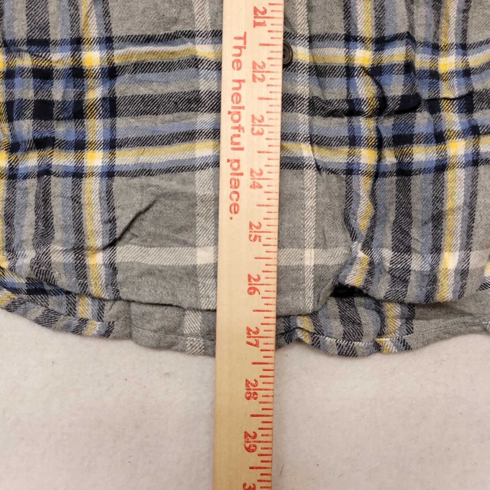 Old Navy Old Navy Tartan Flannel Button Up Shirt Men Size S Gray Blue Size US S / EU 44-46 / 1 - 8 Thumbnail