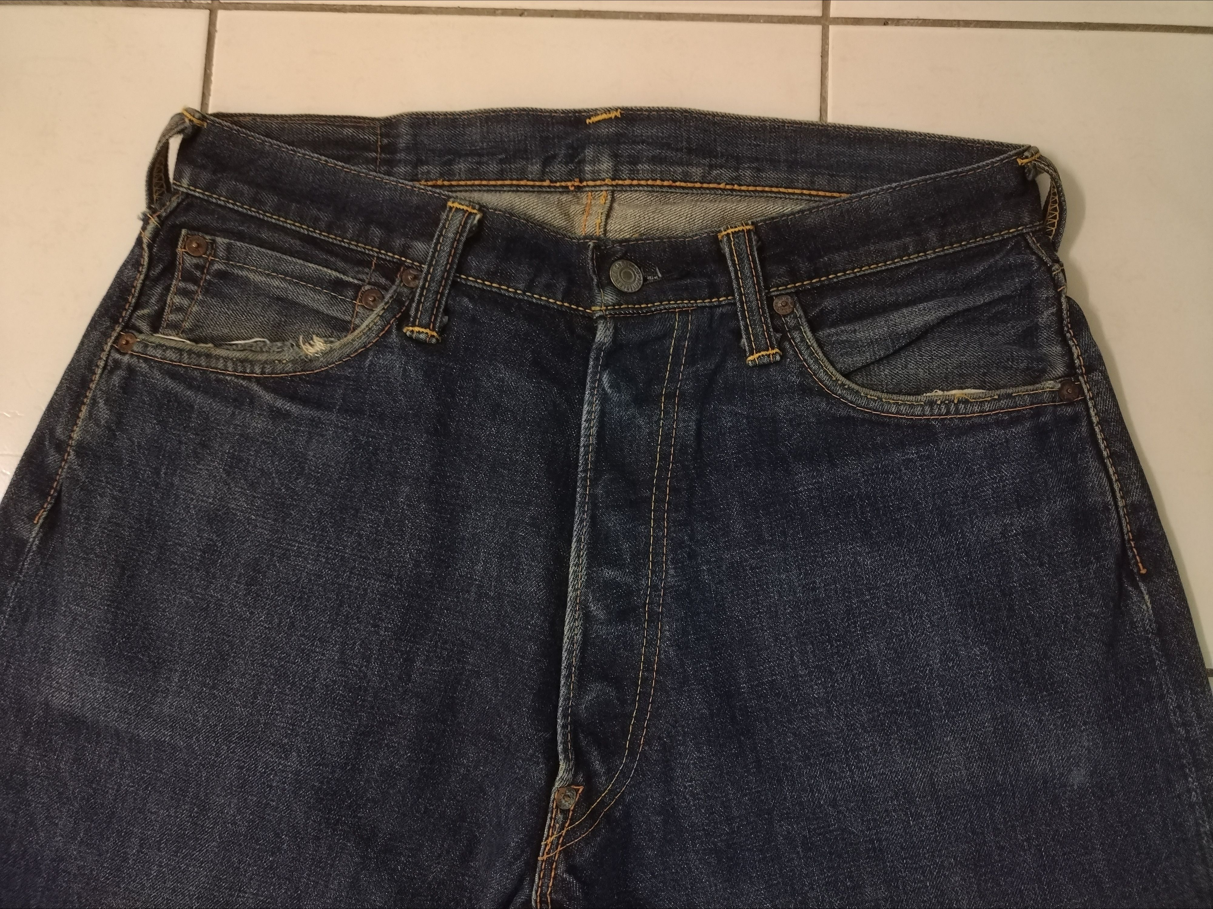 Evisu 💥SENDOFFER💥 Vtg Evisu No.2 Dowluck Selvedge Denim 33X35 Size US 32 / EU 48 - 12 Thumbnail