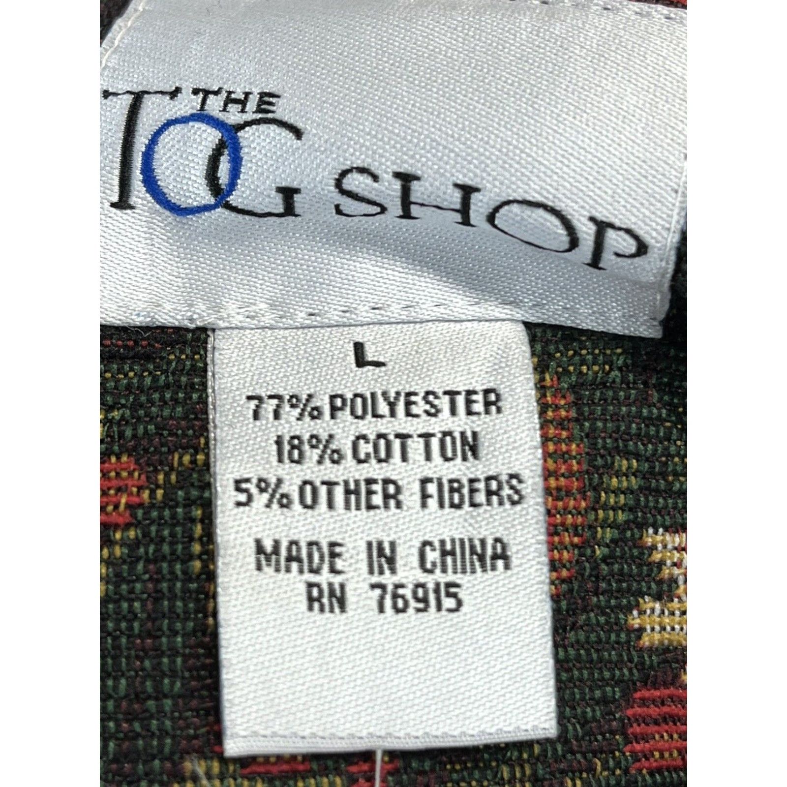 Vintage Vintage The Tog Shop Jacket New Christmas Tapestry Sz Large Poinsettia Grandma Size L / US 10 / IT 46 - 6 Thumbnail