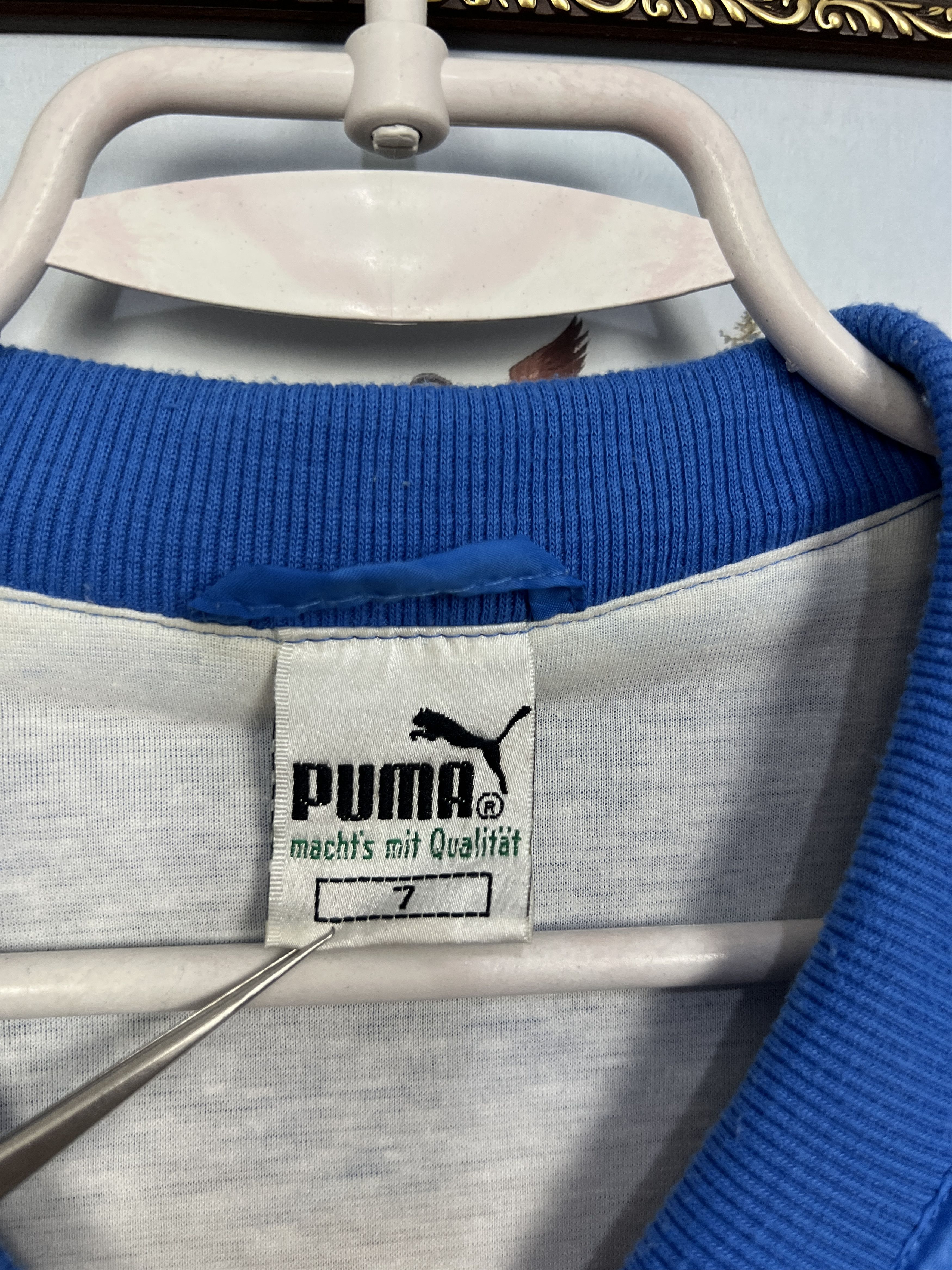 Puma Vintage 80's Tennis Boris Becker Jacket Track Top Zip Rare Size US L / EU 52-54 / 3 - 7 Thumbnail