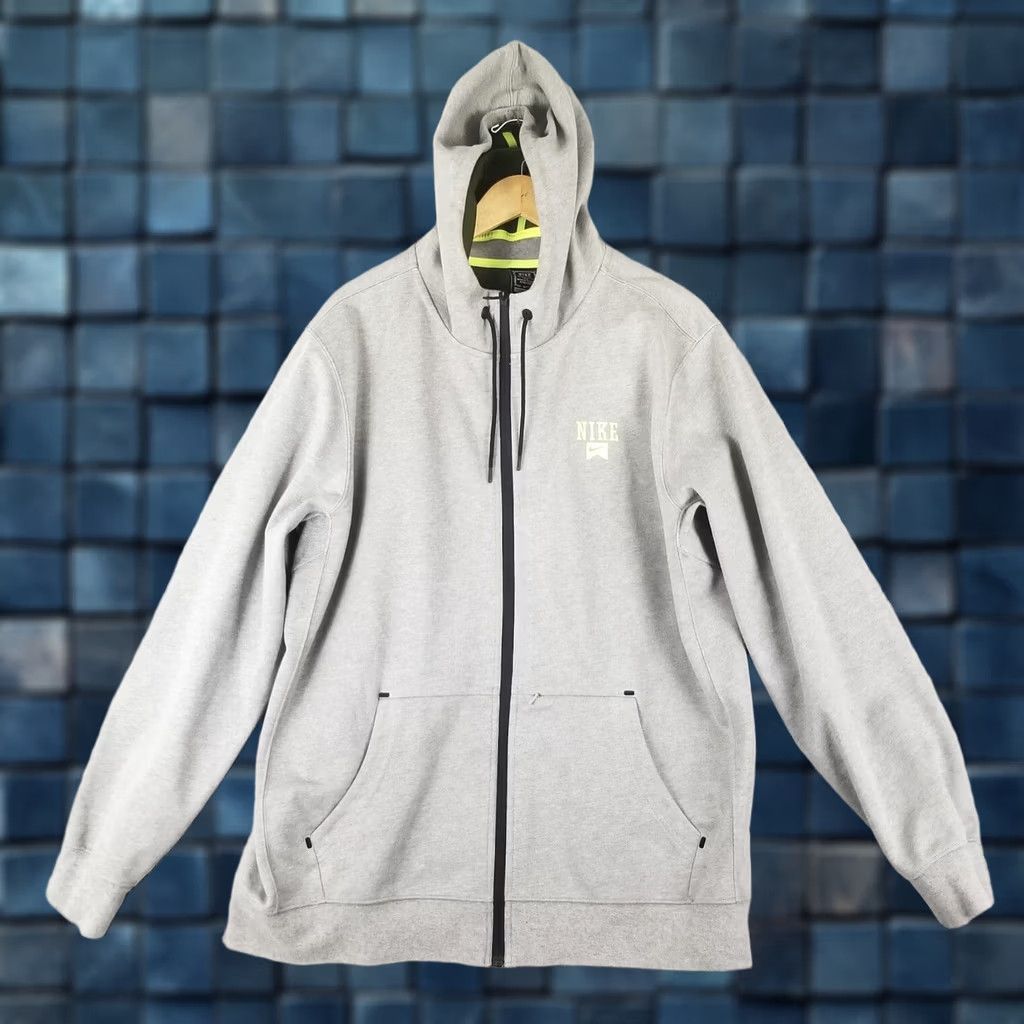 Nike Nike Tech Fleece Full Zip Hoodie Mens XXL Gray Green Lined Jacket Size US XXL / EU 58 / 5 - 1 Thumbnail