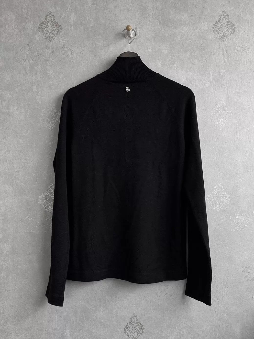 Dirk Bikkembergs dirk bikkembergs leather paneled t-neck wool-sheepskin s Size US S / EU 44-46 / 1 - 3 Thumbnail