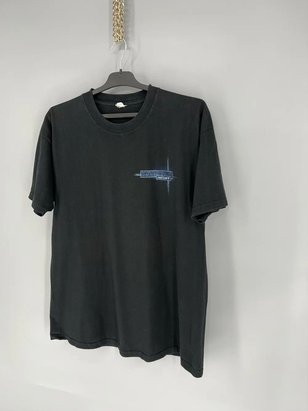 Band Tees × Vintage NIGHT IN GALES T-SHIRT "Nailwork" - absolute rarity, 1999 Size US XL / EU 56 / 4 - 4 Thumbnail
