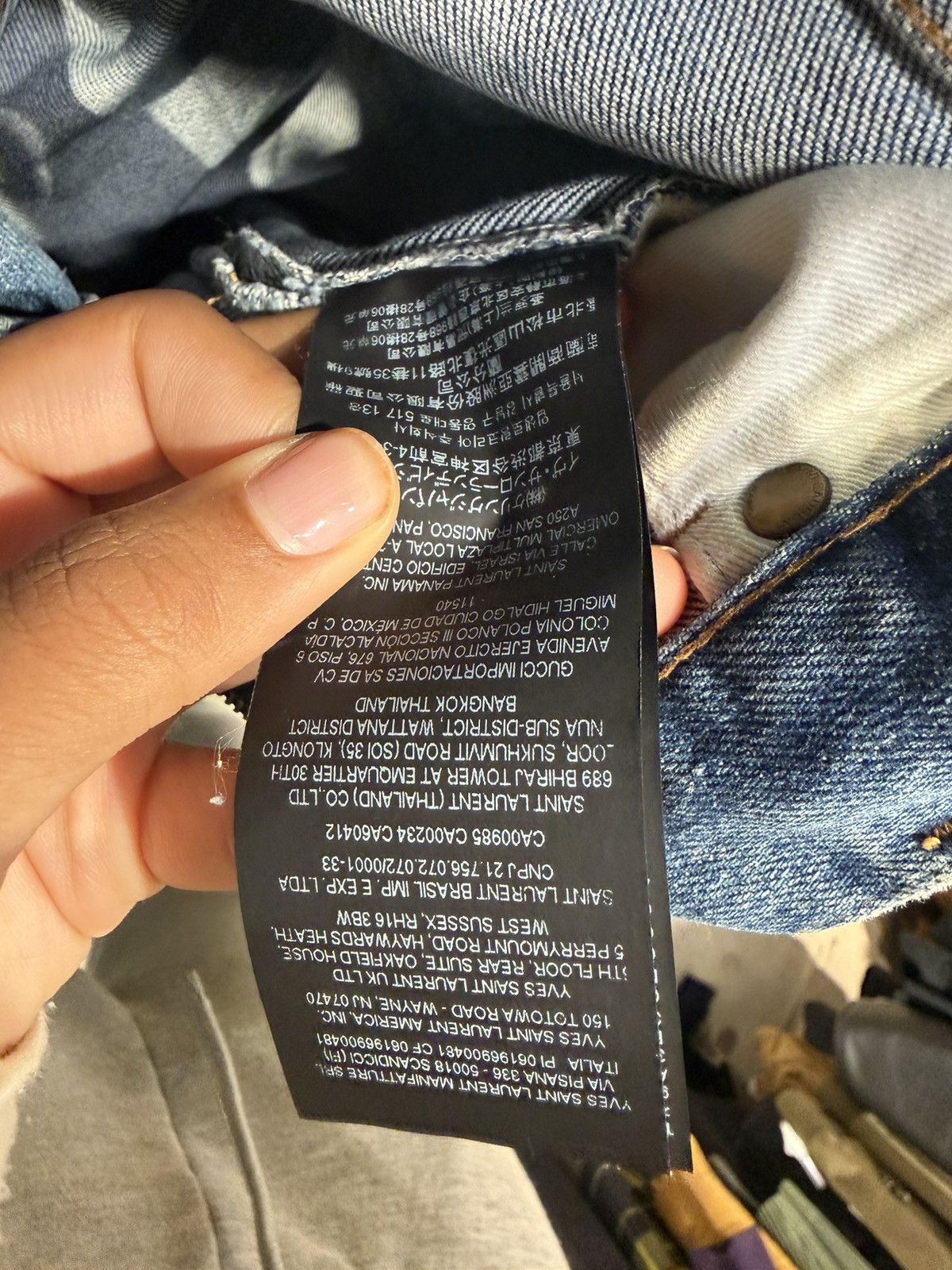Saint Laurent Paris Saint Laurent Denim Size US 34 / EU 50 - 6 Thumbnail