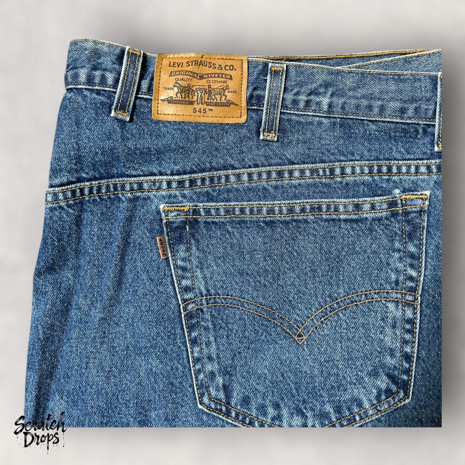 Levi's Vintage Levi's Signature 545 Men's Jeans Deadstock W54 L32 Size US 38 / EU 54 - 1 Thumbnail