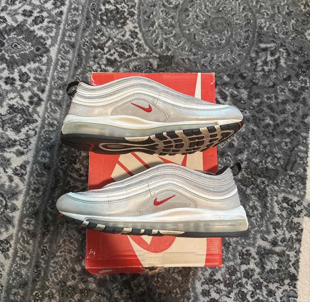 Nike Nike Air Max 97 Silver Bullet 2017 Size US 11 / EU 44 - 2 Thumbnail
