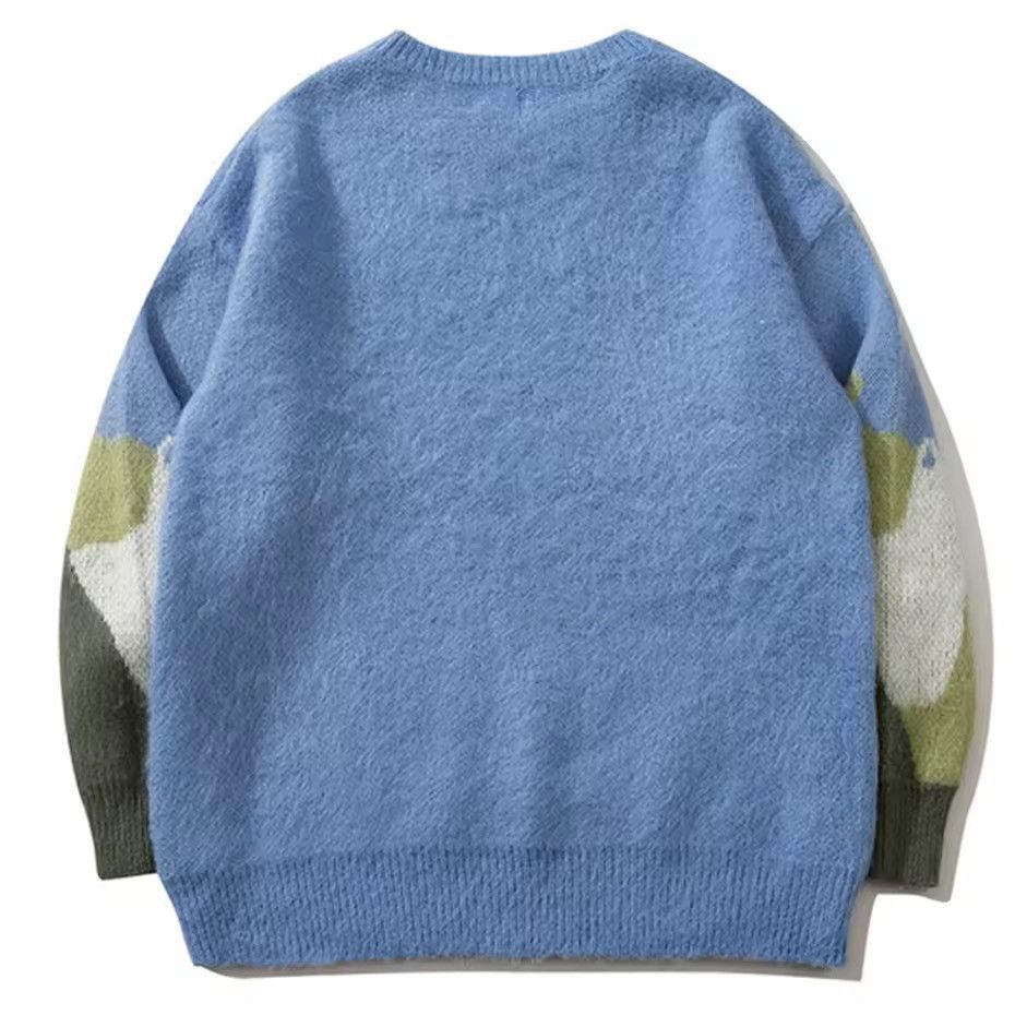 Japanese Brand Japanese Knitted Graphic Hip Hop Anime Cartoon Sweater Size US XL / EU 56 / 4 - 2 Thumbnail