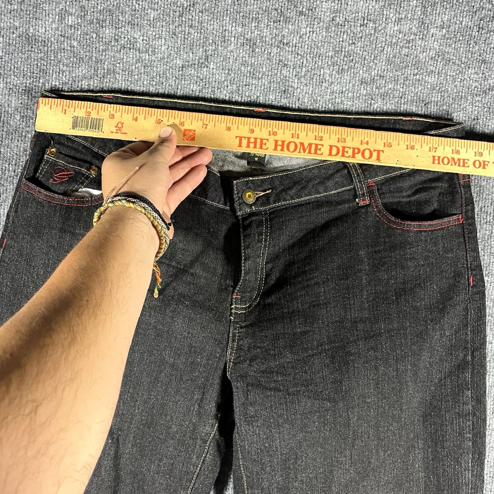 Vintage Vintage 50 Cent G Unit Jeans Womens Size 15 Patches Denim Y2K 36x32 Baggy Actual Size 36" / US 14 / IT 50 - 6 Thumbnail