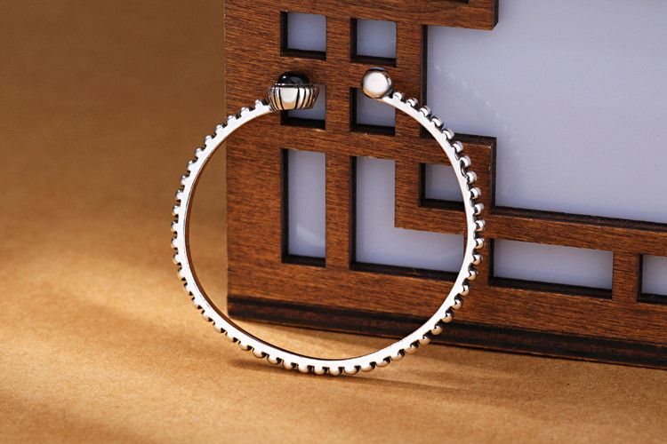 Jewelry 55MM Weave Cuff Bangles & Bracelet Size ONE SIZE - 2 Thumbnail