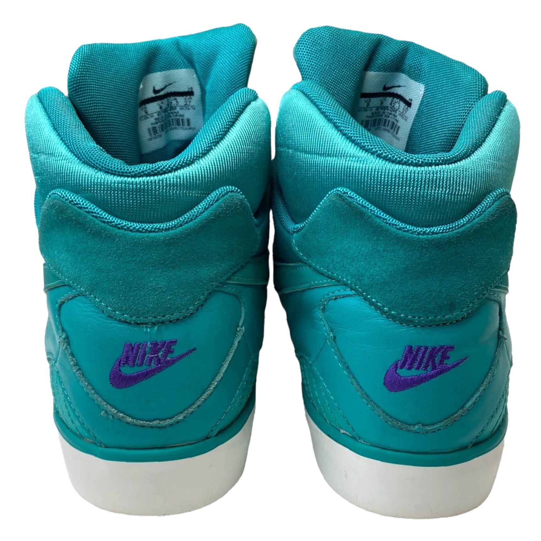 Nike NIKE AUTO TRAINER 407935-300 GREEN PURPLE WHITE MENS SIZE 9 2010 RELEASE BASKETBALL SHoes Size US 10 / EU 43 - 5 Thumbnail