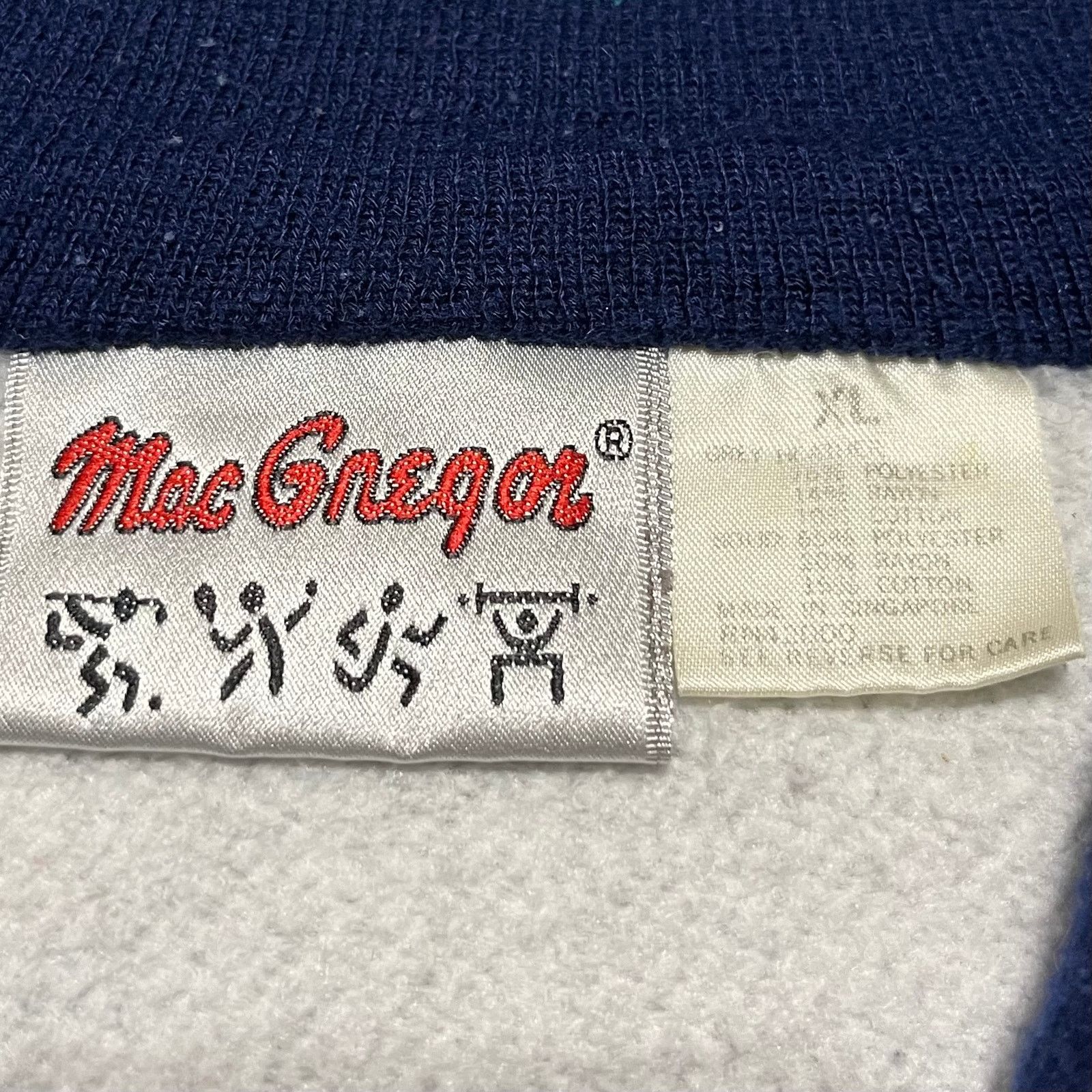 McGregor Vintage MacGregor Navy/Grey/Teal Full Zip Jacket XL Size US XL / EU 56 / 4 - 3 Thumbnail