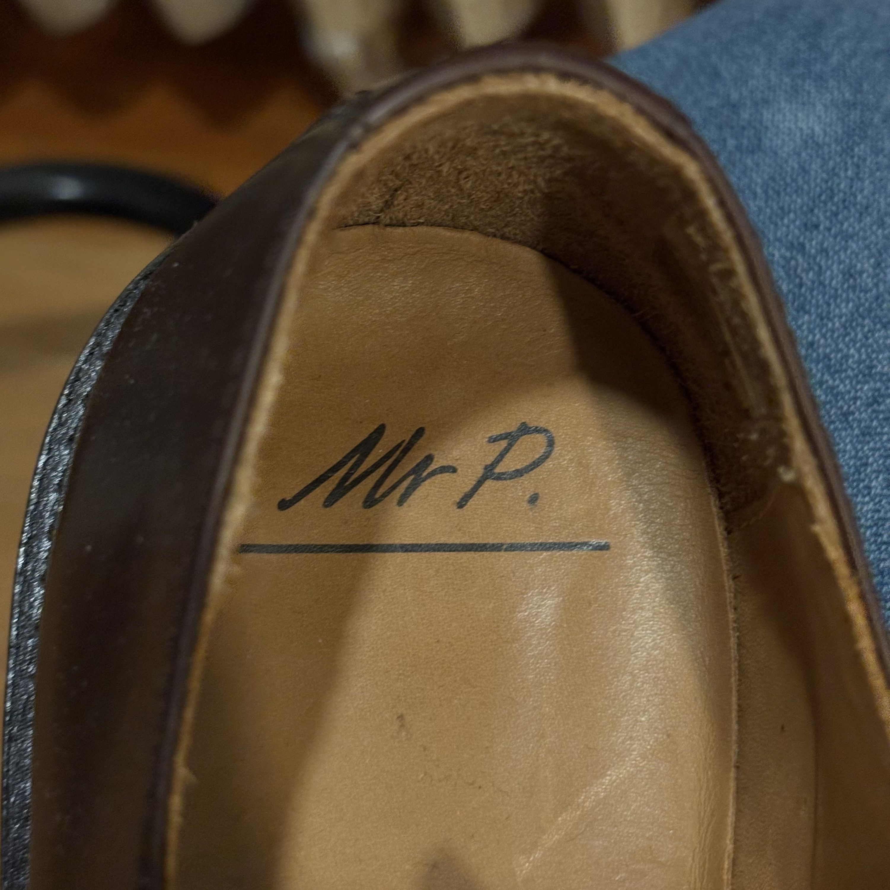 Mr P. Jacques Leather Derby Shoes Size US 10 / EU 43 - 3 Thumbnail
