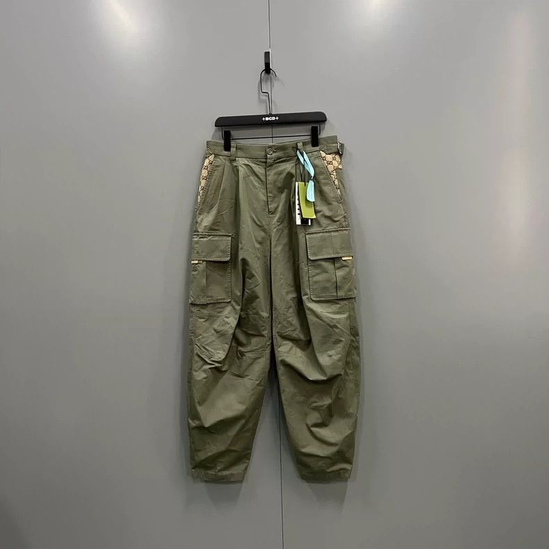 Gucci GucciGreen old flower stitching trousers 2503-Nextarrow Size US 32 / EU 48 - 1 Thumbnail