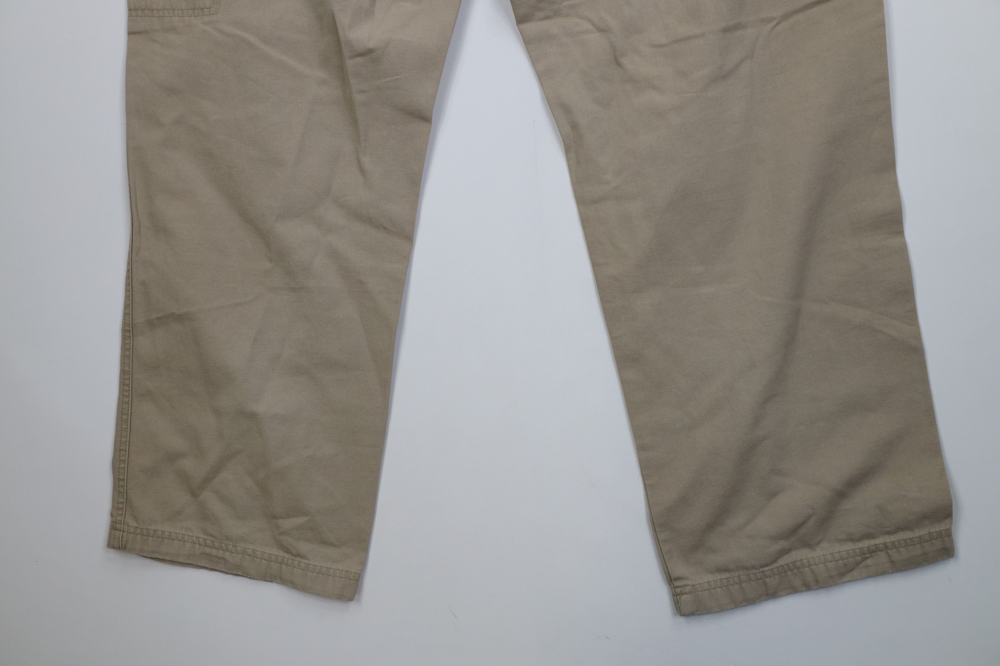 Woolrich Woolen Mills Vintage 90s Woolrich Baggy Wide Leg Cargo Pants Beige Size US 40 / EU 56 - 17 Thumbnail