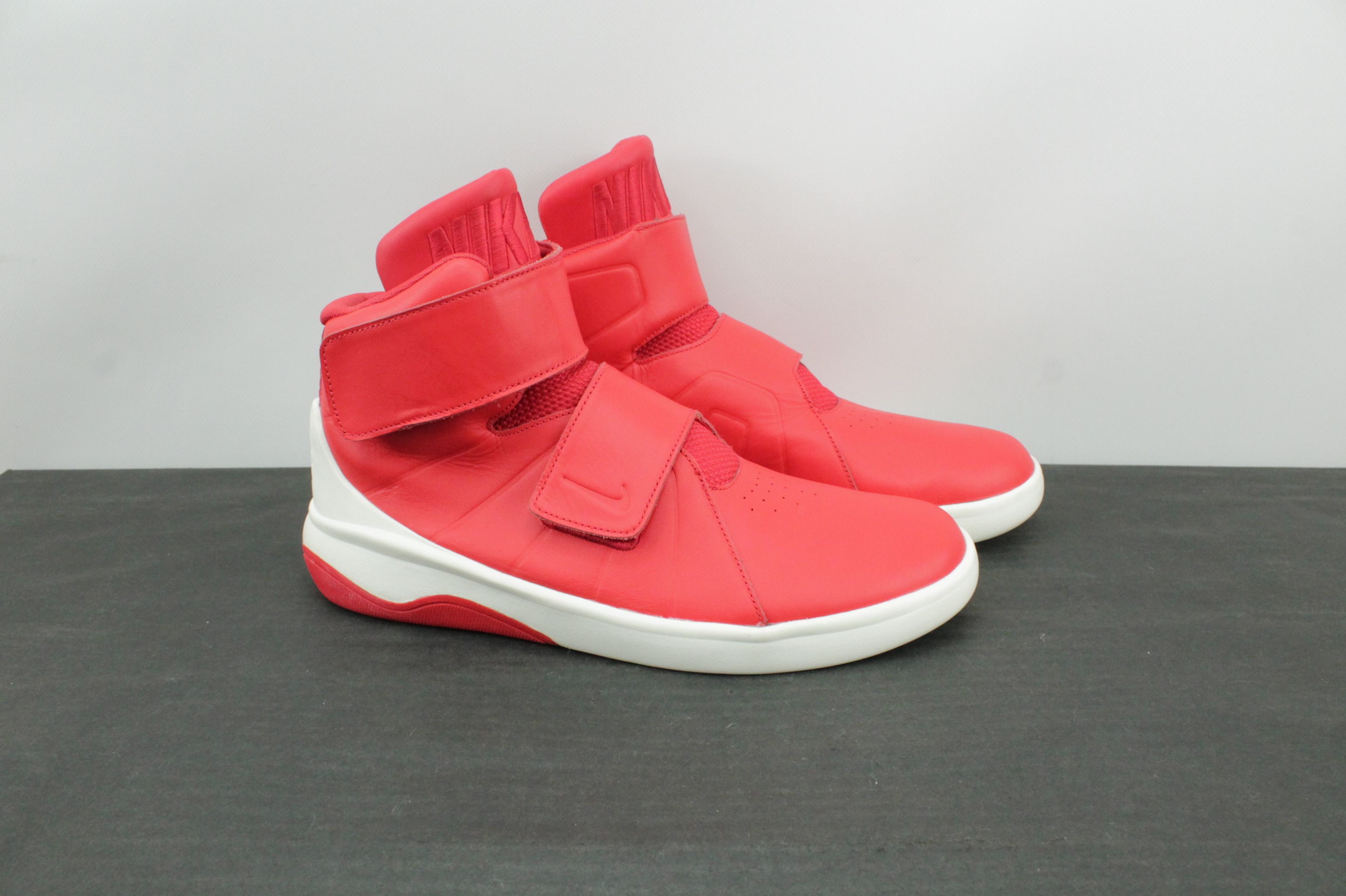 Nike Nike Marxman University Red Hi-Top Red Leather Sneakers Size US 10 / EU 43 - 1 Thumbnail