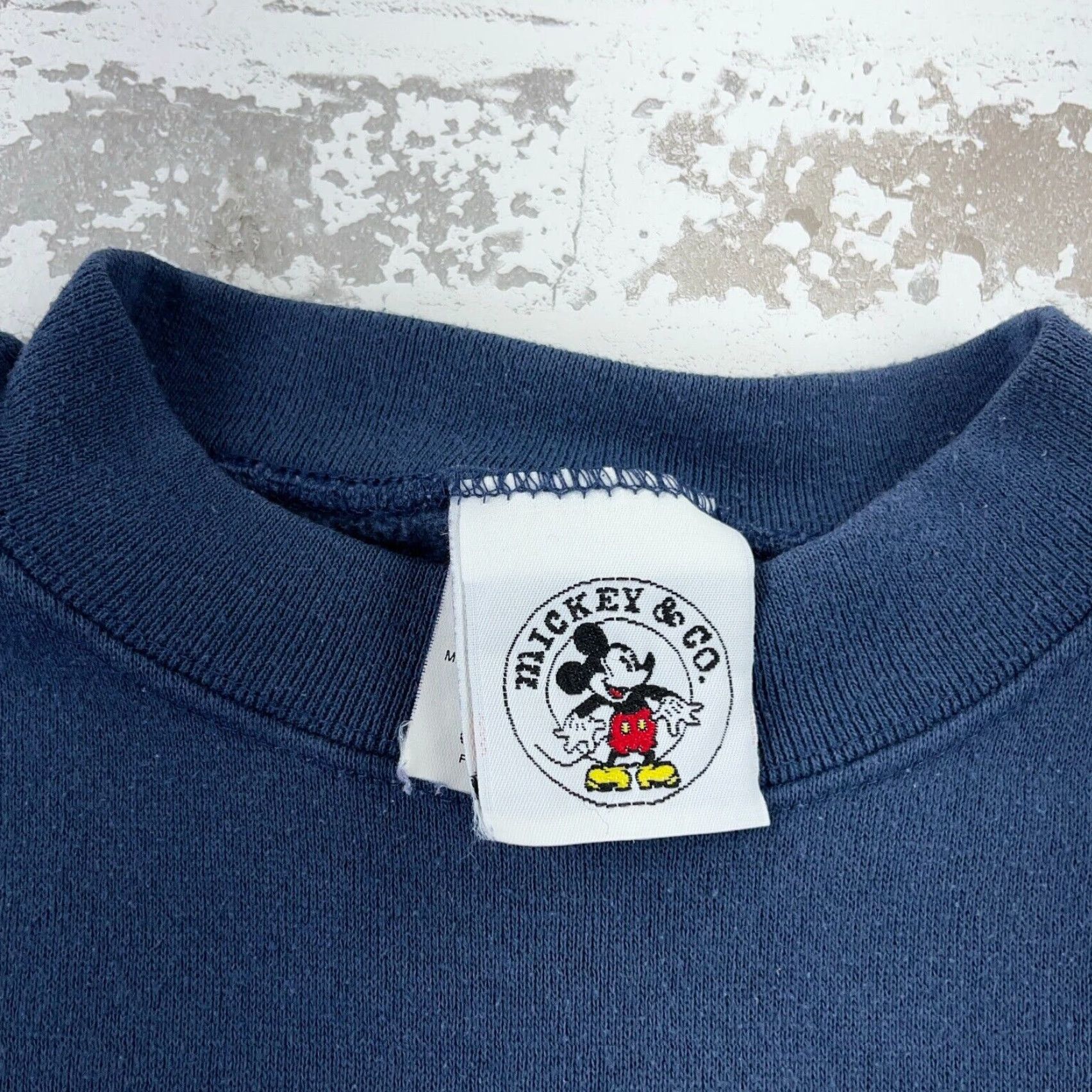 Mickey & Co. VINTAGE Mickey & Co. Sweatshirt Men L Crewneck Blue Graphic Print 90s Disney Store Mickey Mouse Logo Sweatshirt Size US L / EU 52-54 / 3 - 4 Thumbnail