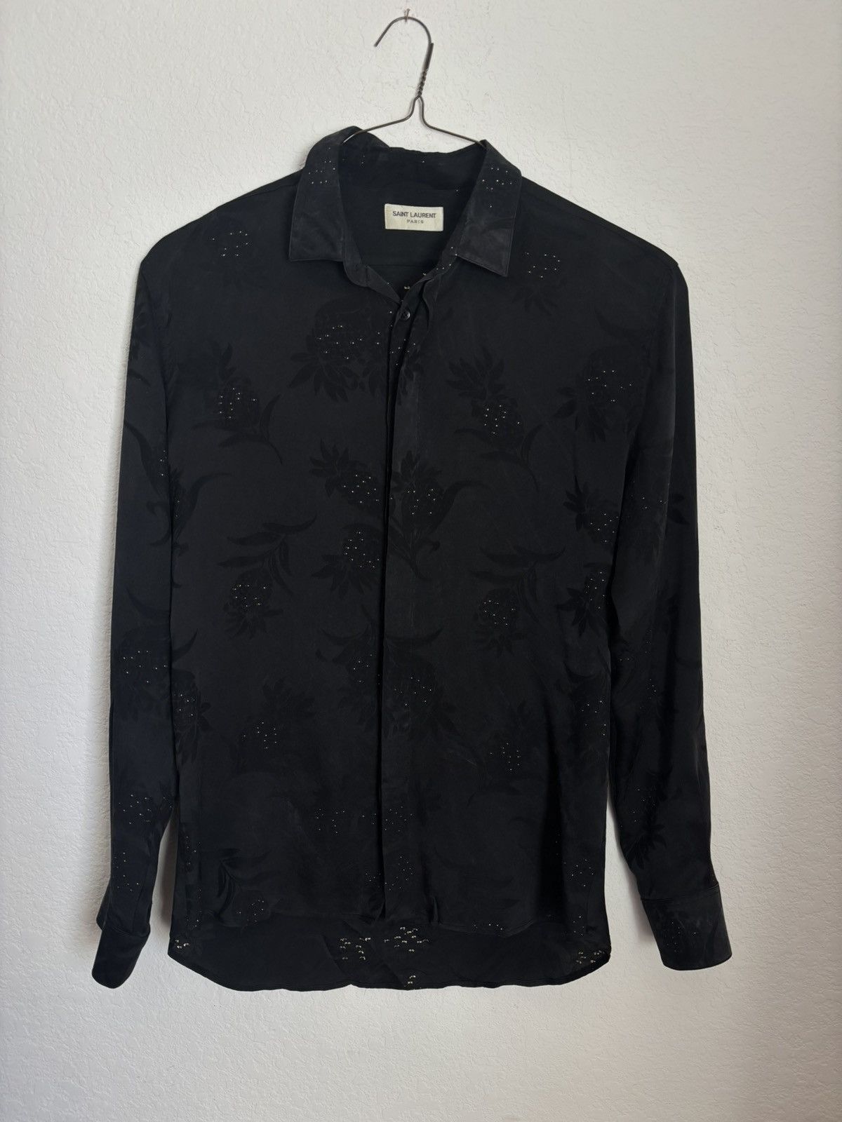 Saint Laurent Paris Saint Laurent Paris Pineapple Shirt Size US M / EU 48-50 / 2 - 1 Thumbnail