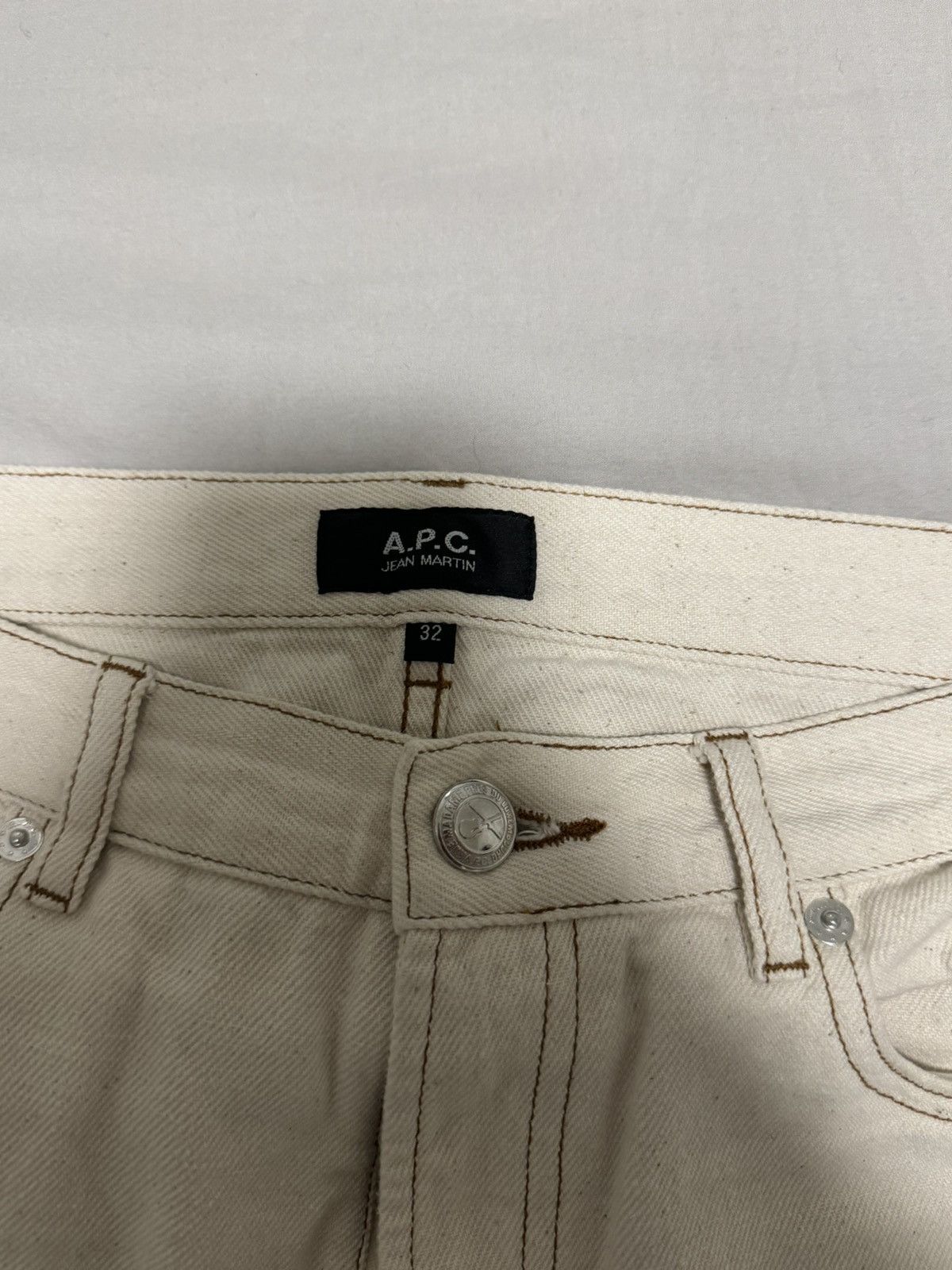 A.P.C. APC off white jeans Size US 32 / EU 48 - 2 Thumbnail